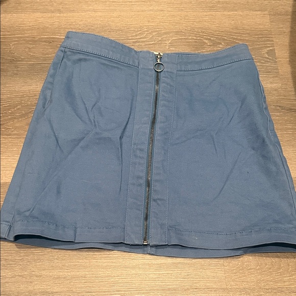 Sky and Sparrow Dresses & Skirts - Sky and Sparrow Blue Mini Skirt with Zipper